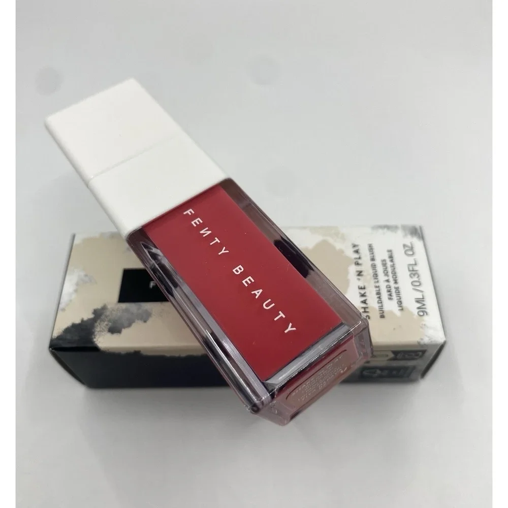 Fenty Beauty Shake 'N Play Buildable Liquid Blush Fiya Papaya 02 0.3 fl oz NIB